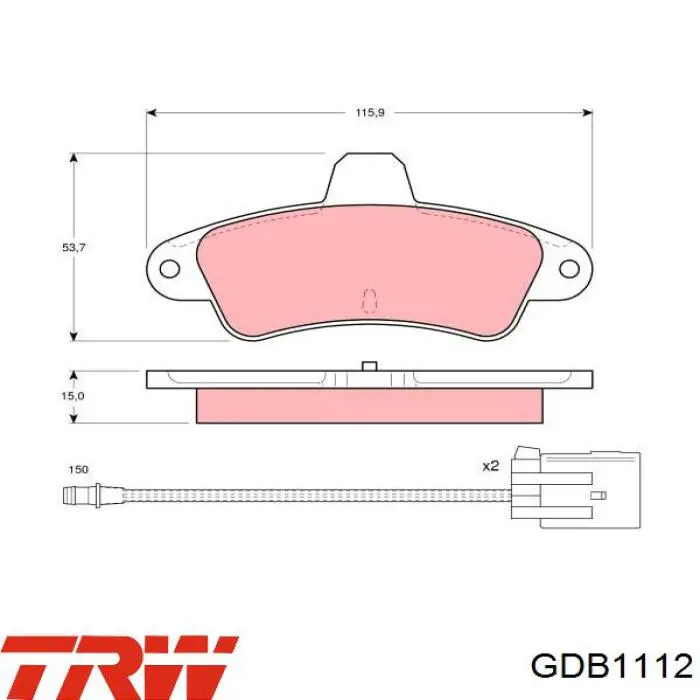 Купить BDS176 Starline Колодки тормозные задние, дисковые