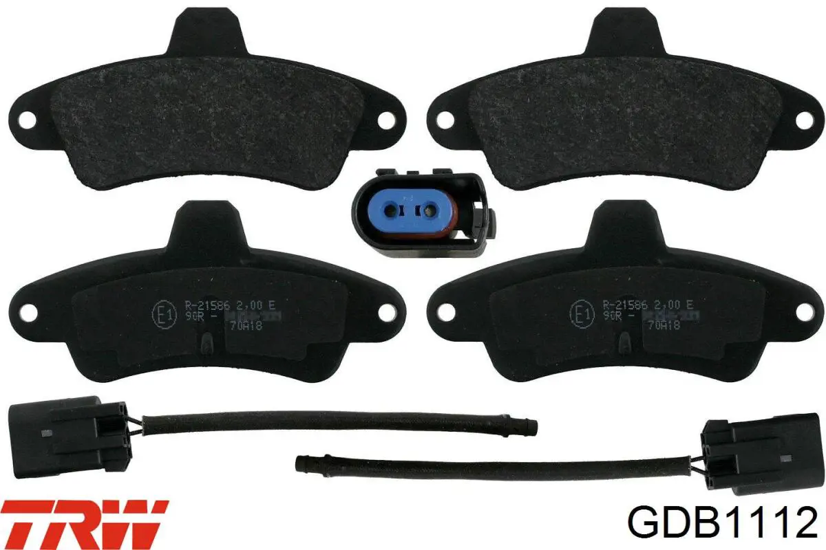 Купить B110205 Denckermann Колодки тормозные задние, дисковые