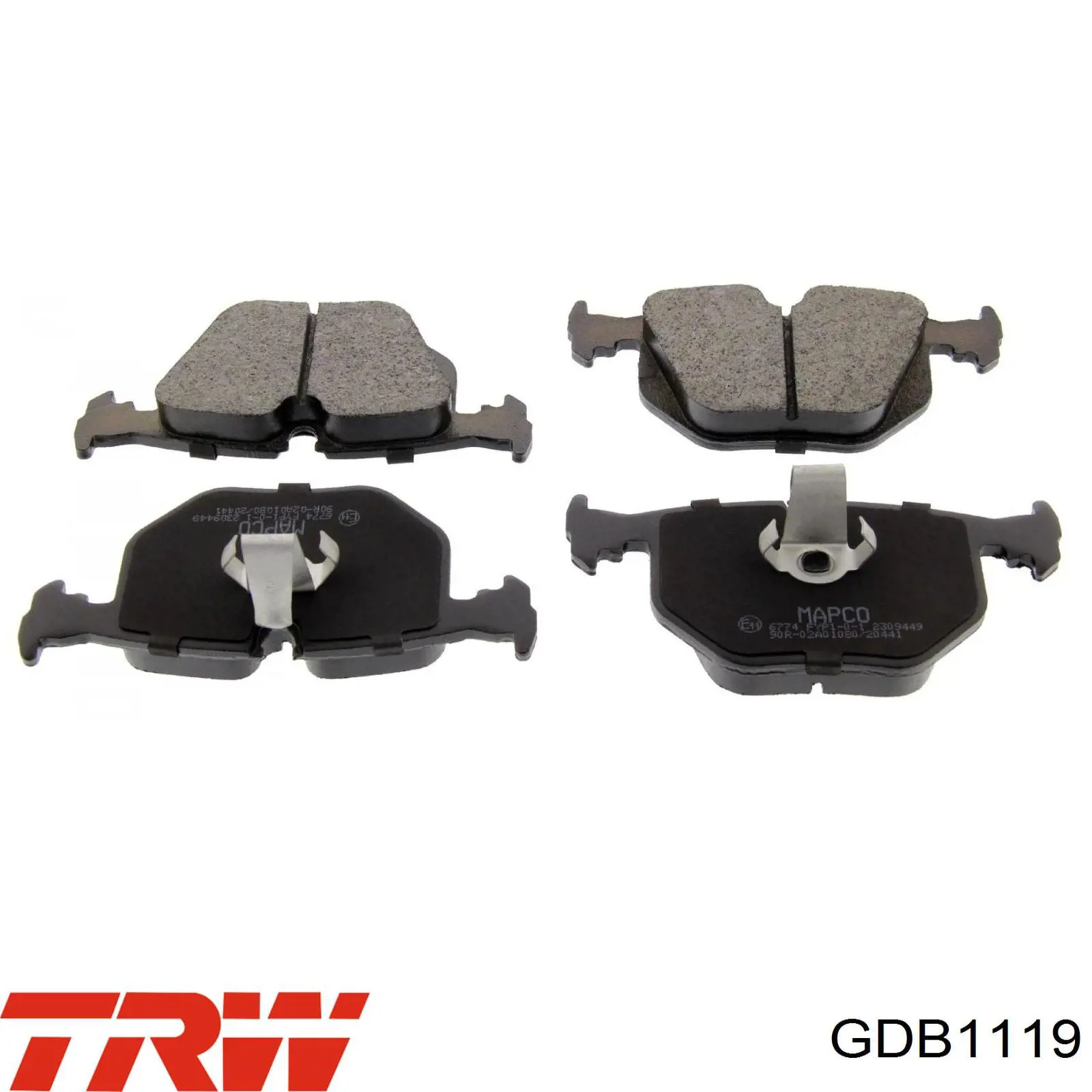 Колодки дисковые  TRW GDB1119 цена, от 33.56 USD