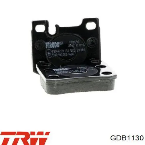 Задние тормозные колодки GDB1130 TRW