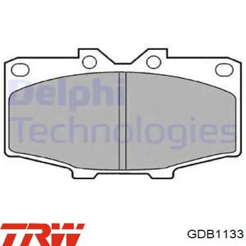 Колодки TRW GDB1133 цена, от 16.12 USD