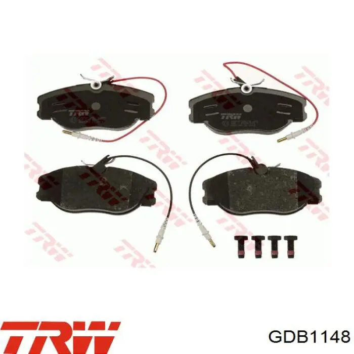 Купить GDB1148 TRW Колодки тормозные