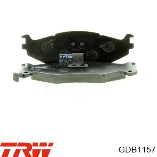 GDB1157 TRW колодки тормозные передние дисковые