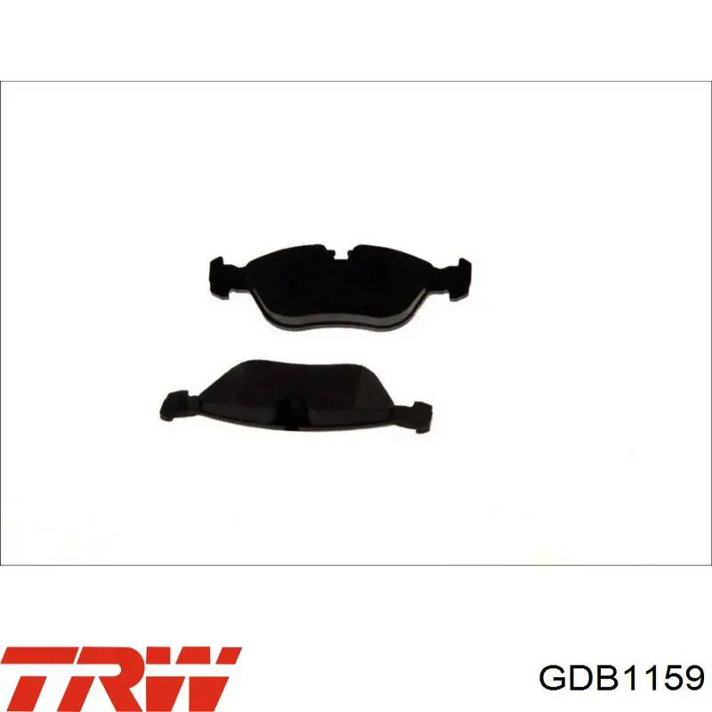 Купить GDB1159 TRW Колодки тормозные