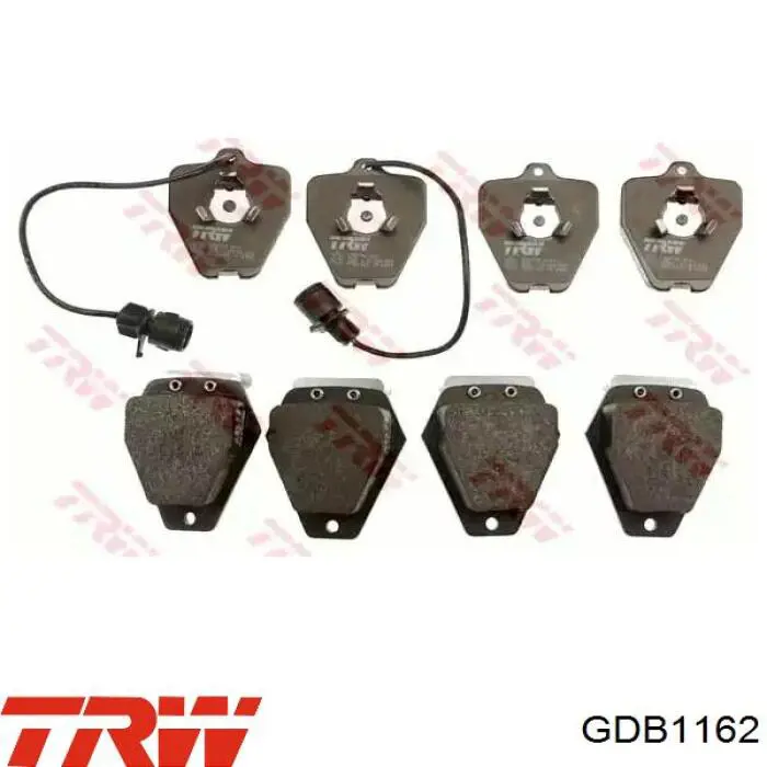 Передние тормозные колодки GDB1162 TRW