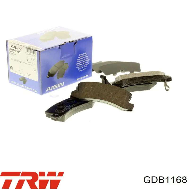 Купить GDB1168 TRW Колодки тормозные задние, дисковые