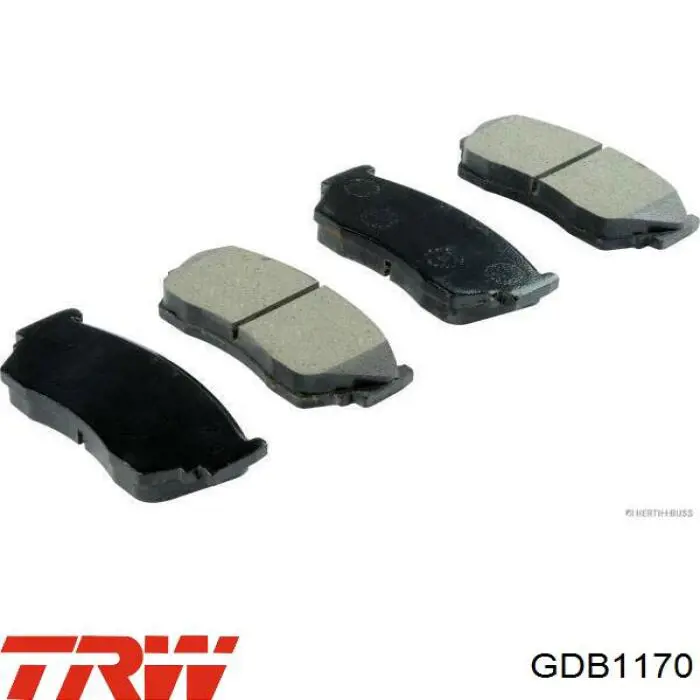 Передние тормозные колодки GDB1170 TRW