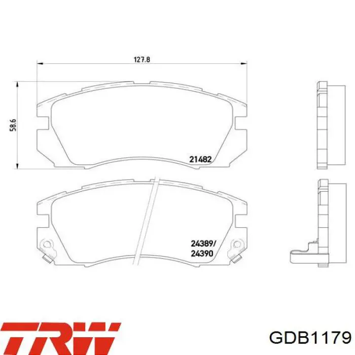 Тормозные колодки VALEO 302798