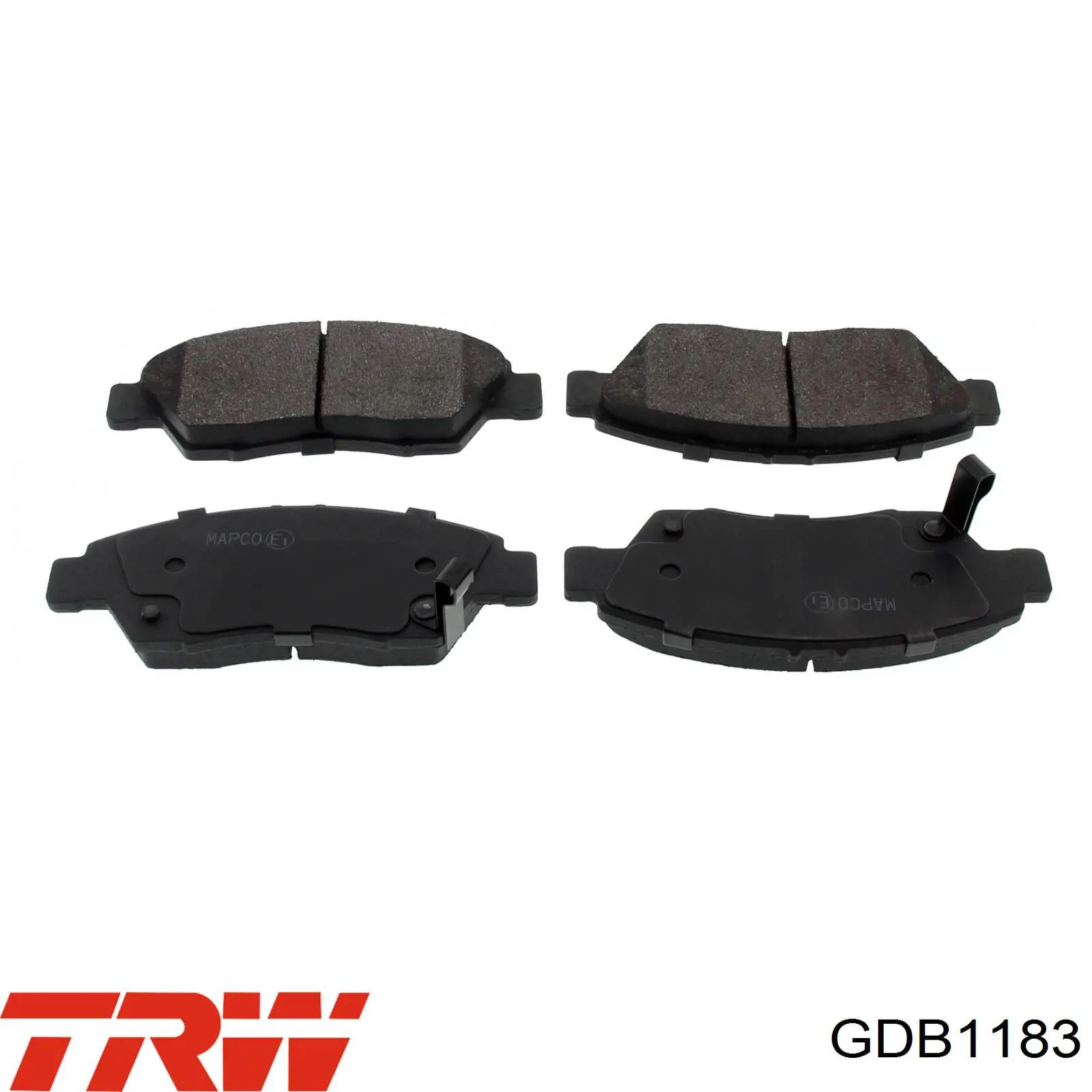 Передние тормозные колодки GDB1183 TRW