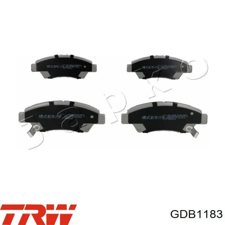 Колодки TRW GDB1183 цена, от 19.02 USD