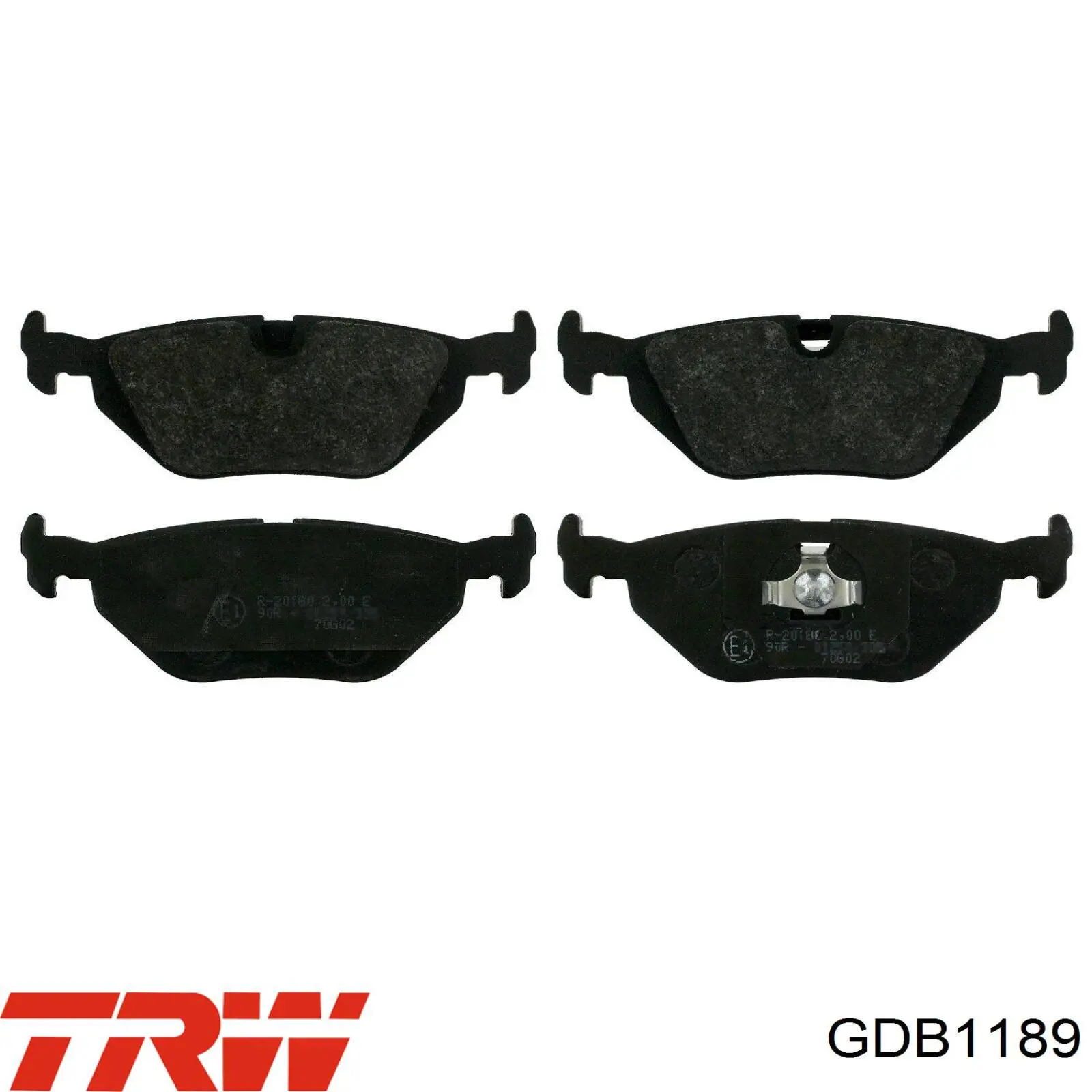 Колодки дисковые  TRW GDB1189 цена, от 21.17 USD