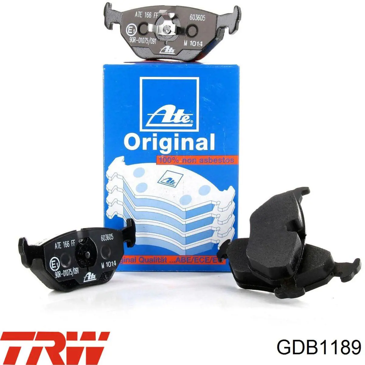 Задние тормозные колодки GDB1189 TRW