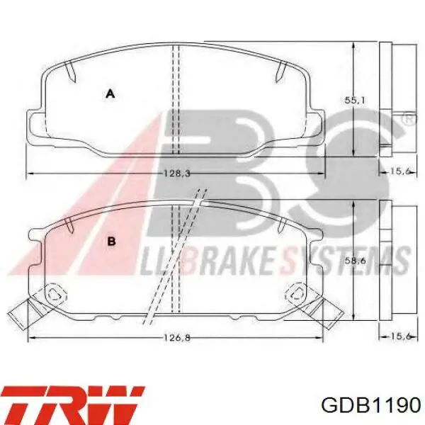 Передние тормозные колодки 572305B Jurid/Bendix