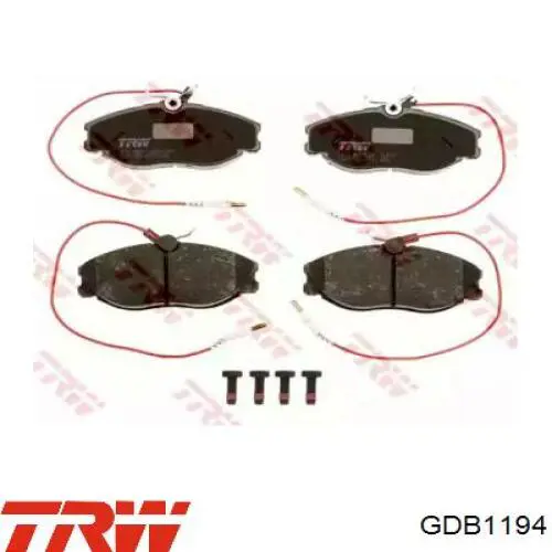 Тормозные колодки TRW GDB1194