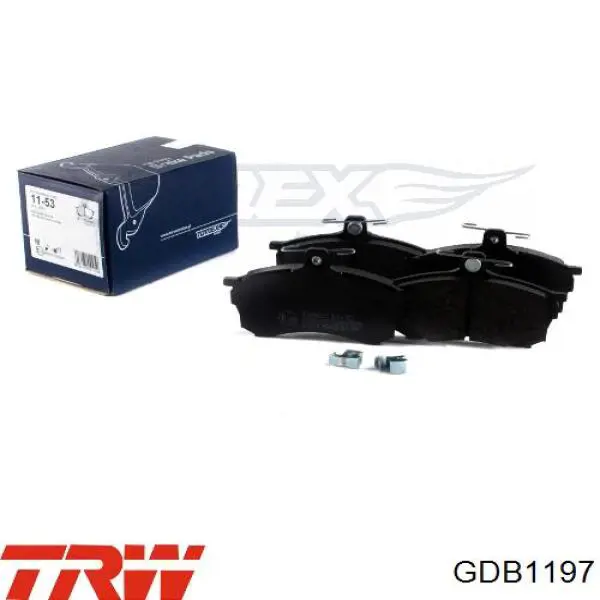 Купить GDB1197 TRW Колодки тормозные