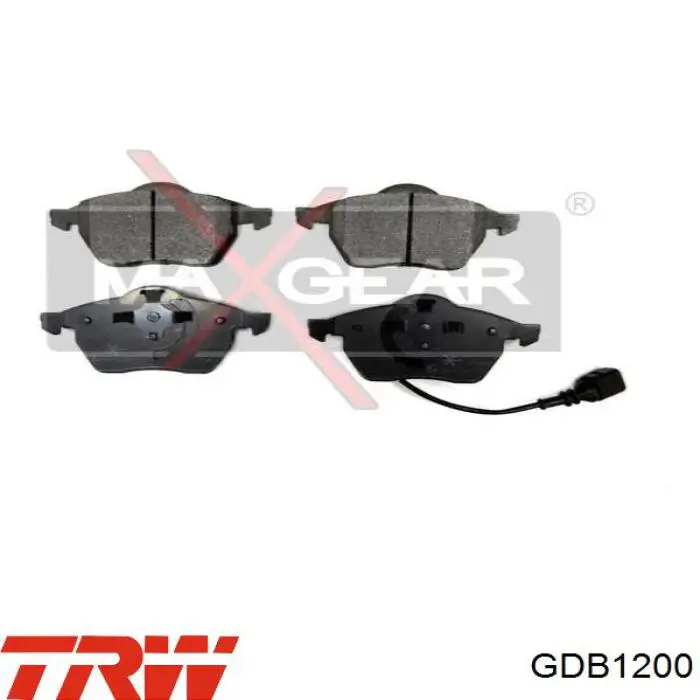 Купить GDB1200 TRW Колодки тормозные