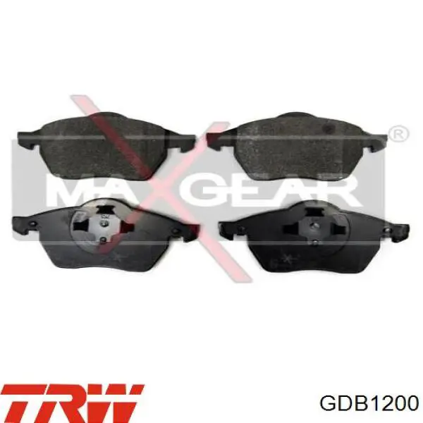 Передние тормозные колодки GDB1200 TRW