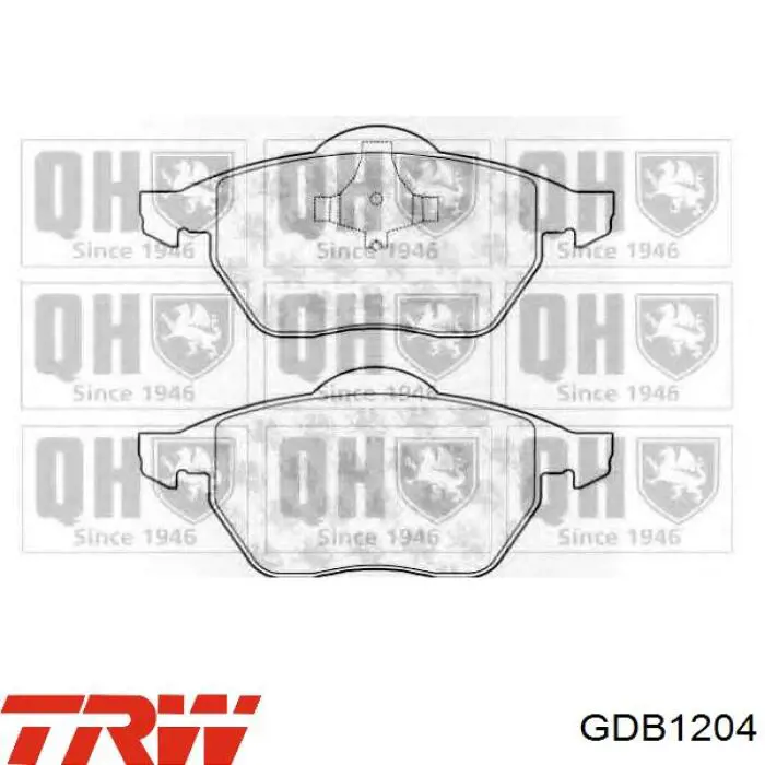 Тормозные колодки TRW GDB1204