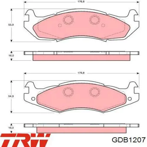 Колодки Chrysler 04638634 цена, от 32.44 USD