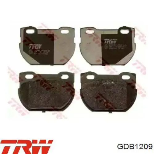 Колодки дисковые  TRW GDB1209 цена, от 31.30 USD