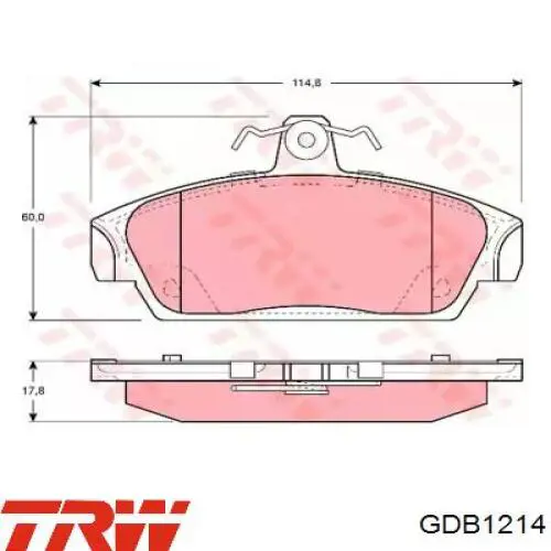 Передние тормозные колодки SEM100020 Rover