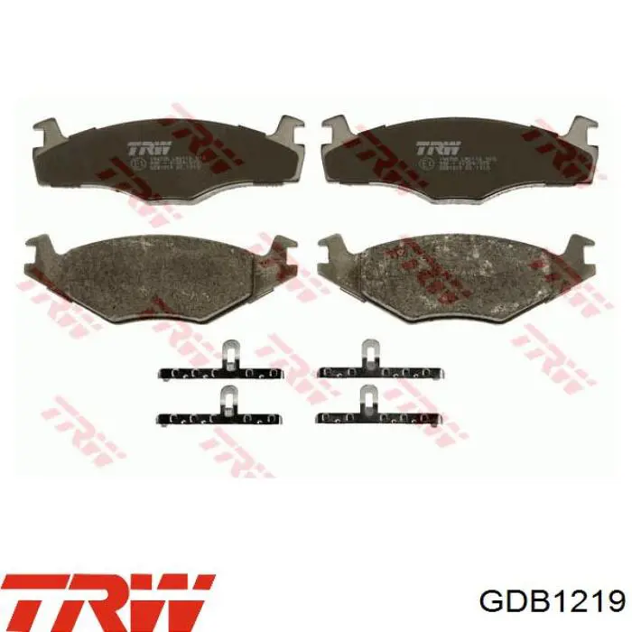 Купить GDB1219 TRW Колодки тормозные