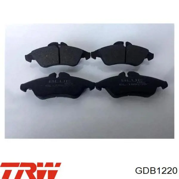 Передние тормозные колодки GDB1220 TRW