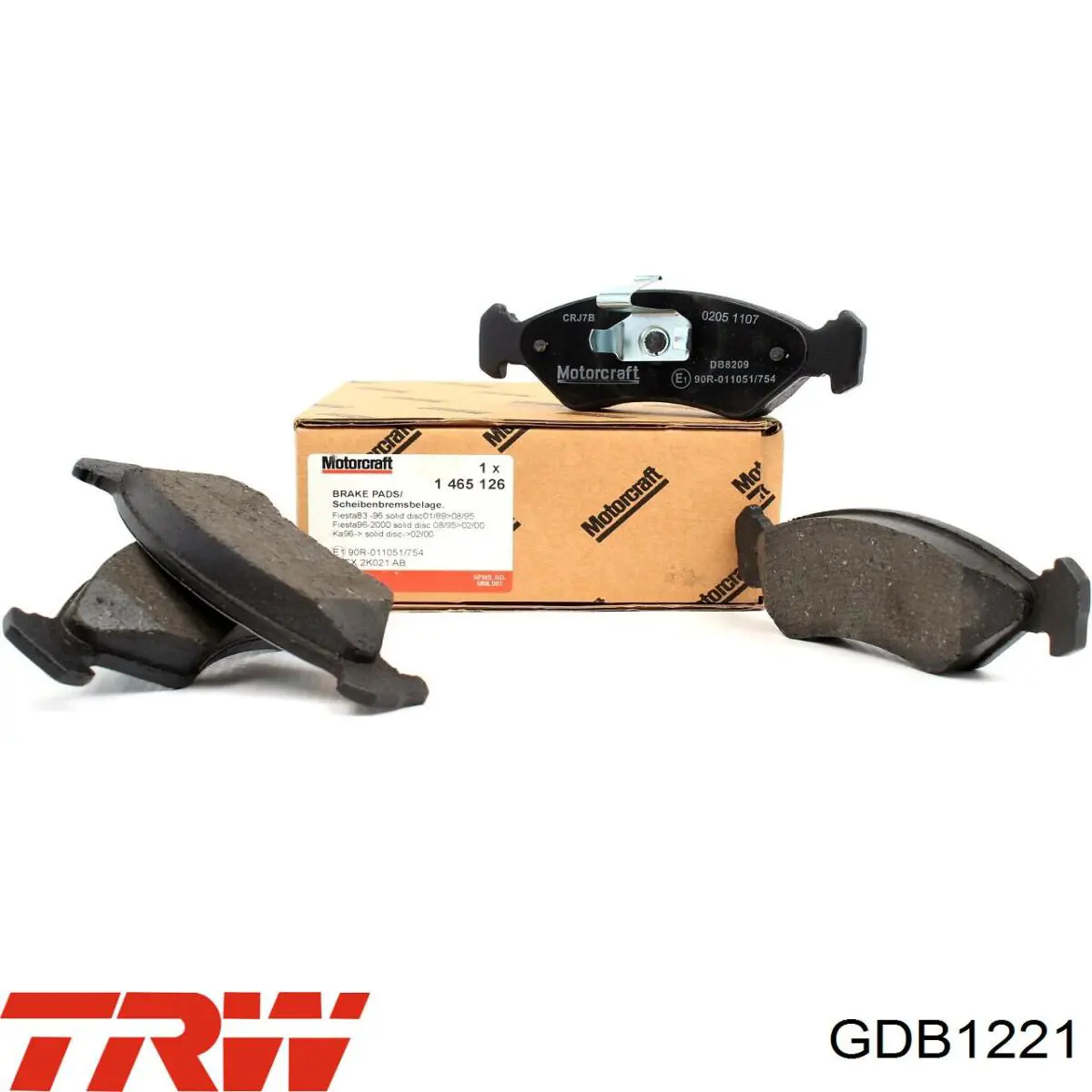 Купить GDB1221 TRW Колодки тормозные