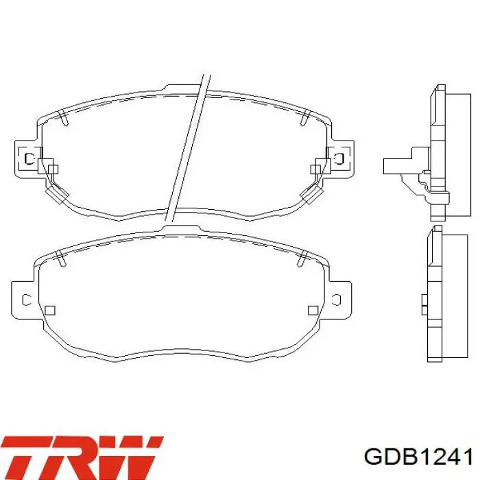 Тормозные колодки TRW GDB1241