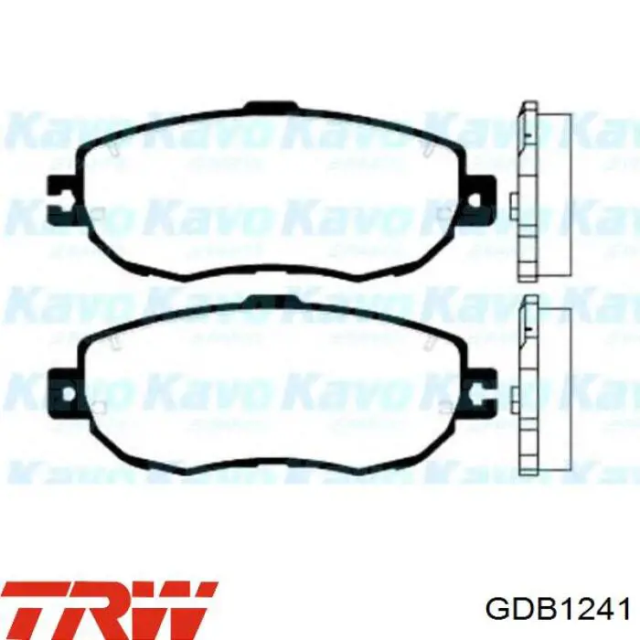 Купить GDB1241 TRW Колодки тормозные