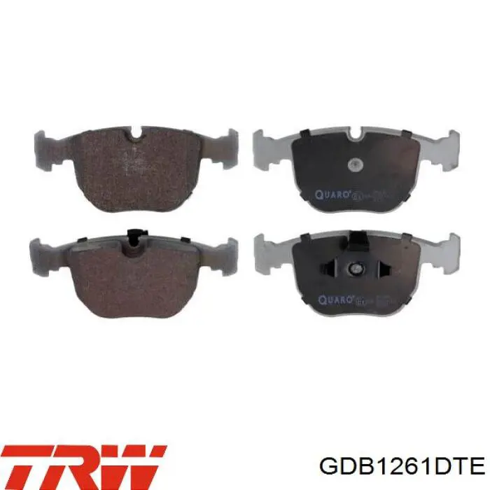 Колодки TRW GDB1261DTE цена, от 26.29 USD