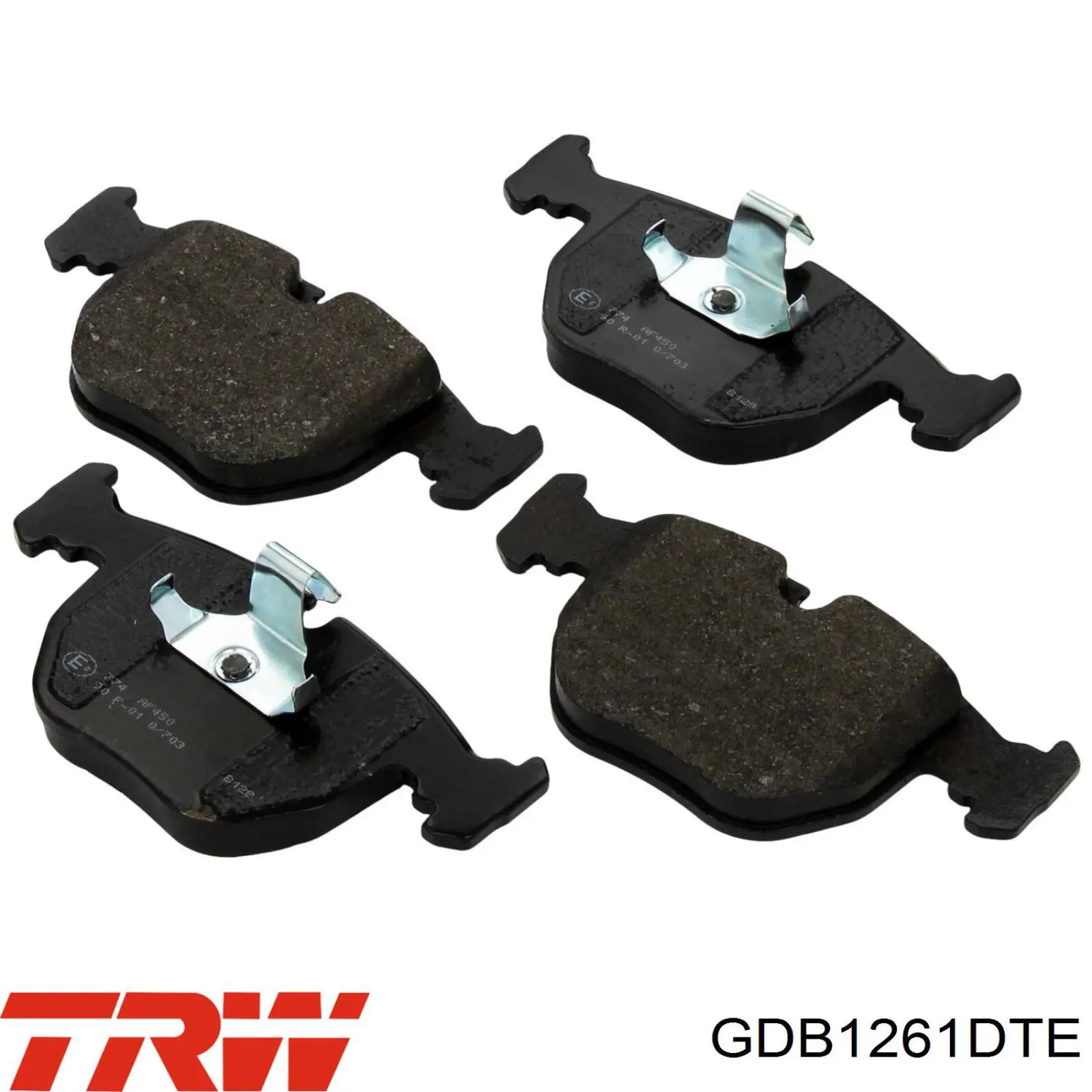 Купить GDB1261DTE TRW Колодки тормозные
