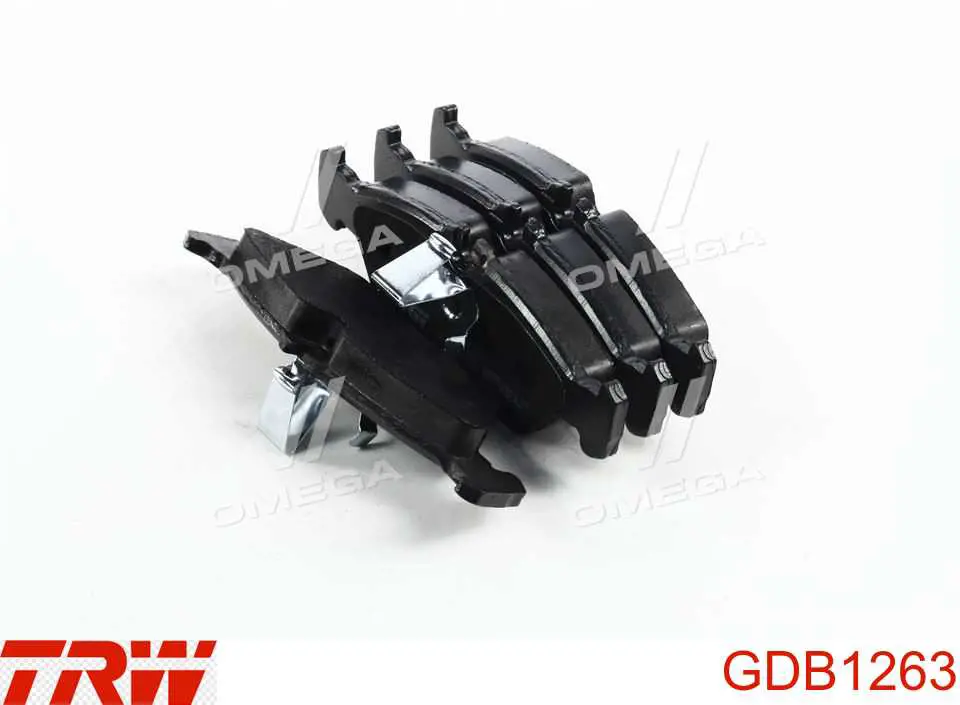 Задние тормозные колодки GDB1263 TRW