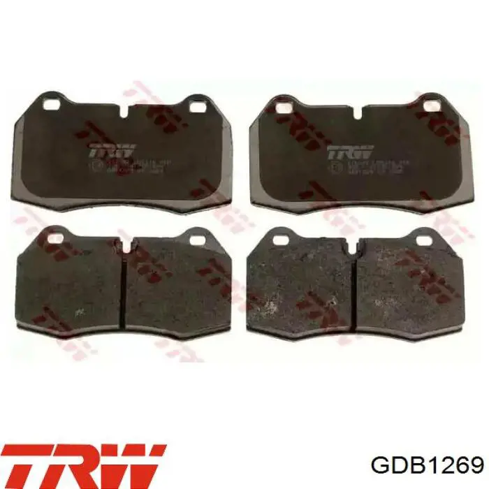 Колодки TRW GDB1269 цена, от 44.05 USD