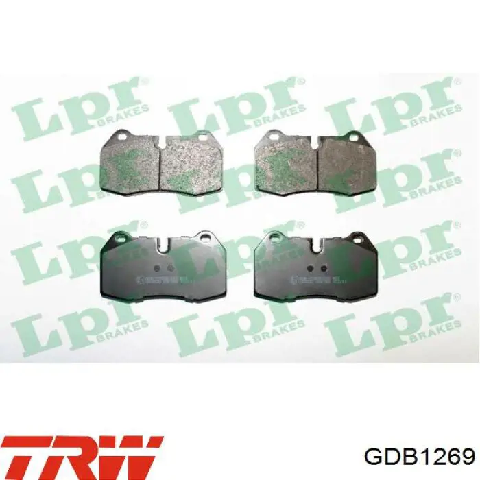Передние тормозные колодки GDB1269 TRW