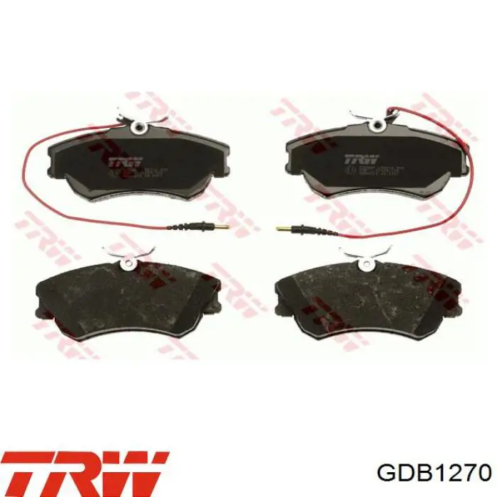Купить GDB1270 TRW Колодки тормозные