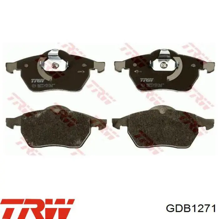 Купить GDB1271 TRW Колодки тормозные
