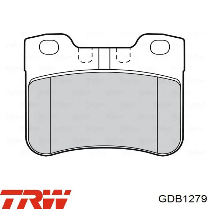 Передние тормозные колодки 301360 VALEO