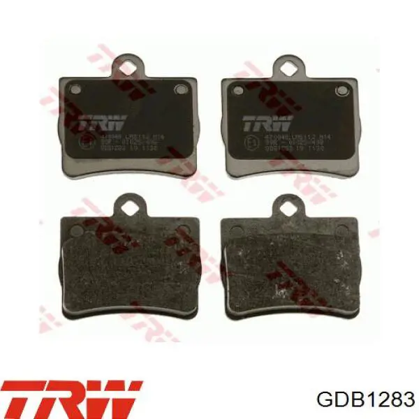 Купить GDB1283 TRW Колодки тормозные задние, дисковые