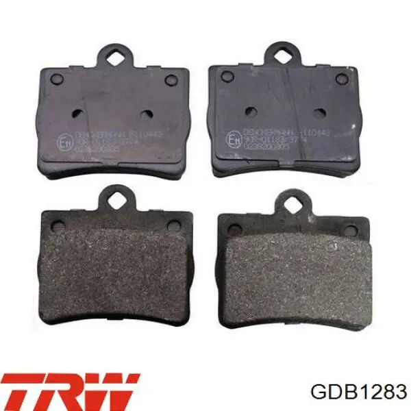 Задние тормозные колодки GDB1283 TRW