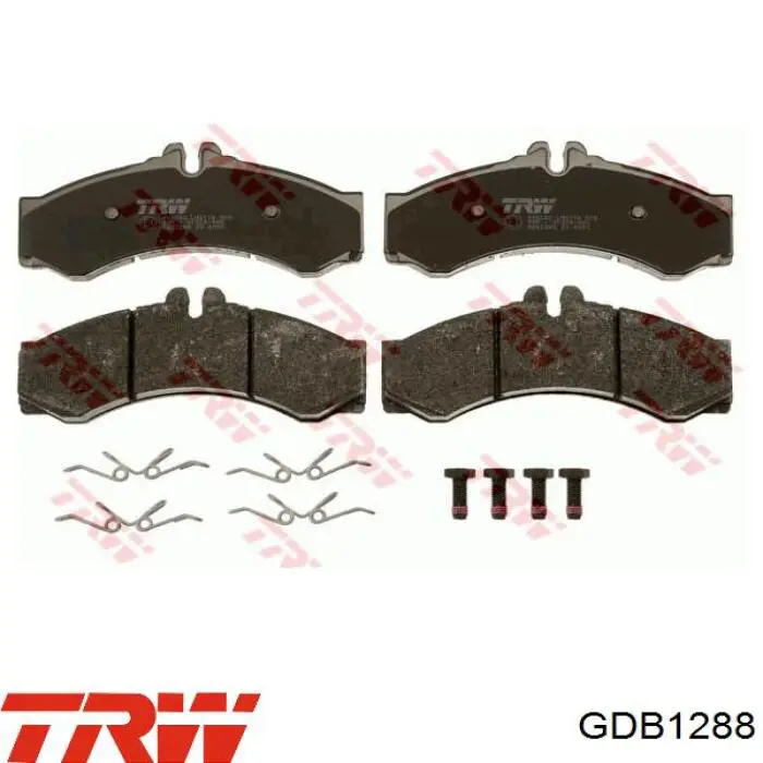 Купить GDB1288 TRW Колодки тормозные