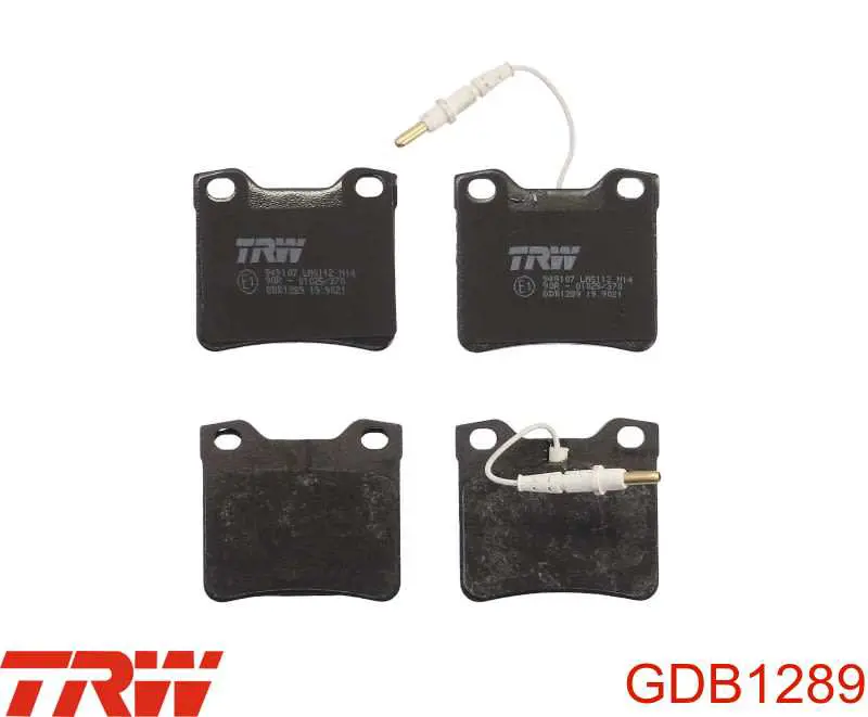 Колодки дисковые  TRW GDB1289 цена, от 19.00 USD