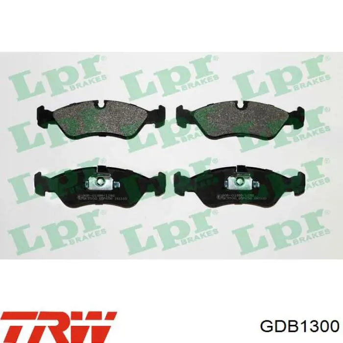 Купить GDB1300 TRW Колодки тормозные