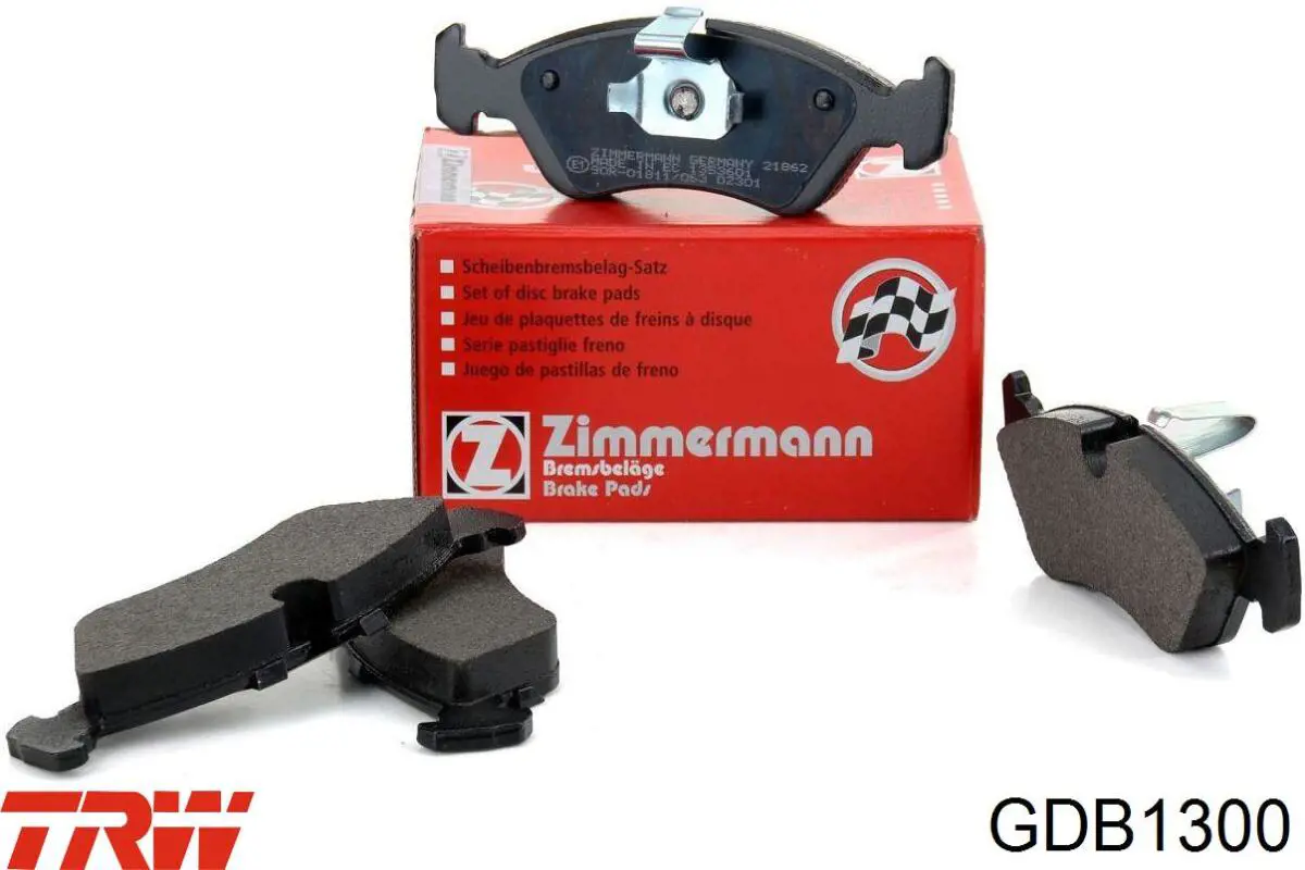 Передние тормозные колодки GDB1300 TRW