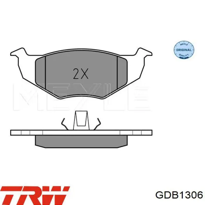 Колодки TRW GDB1306 цена, от 16.04 USD