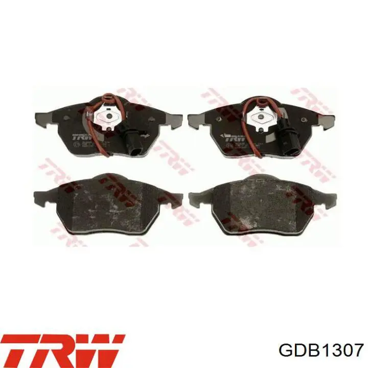 GDB1307 TRW Колодки передние