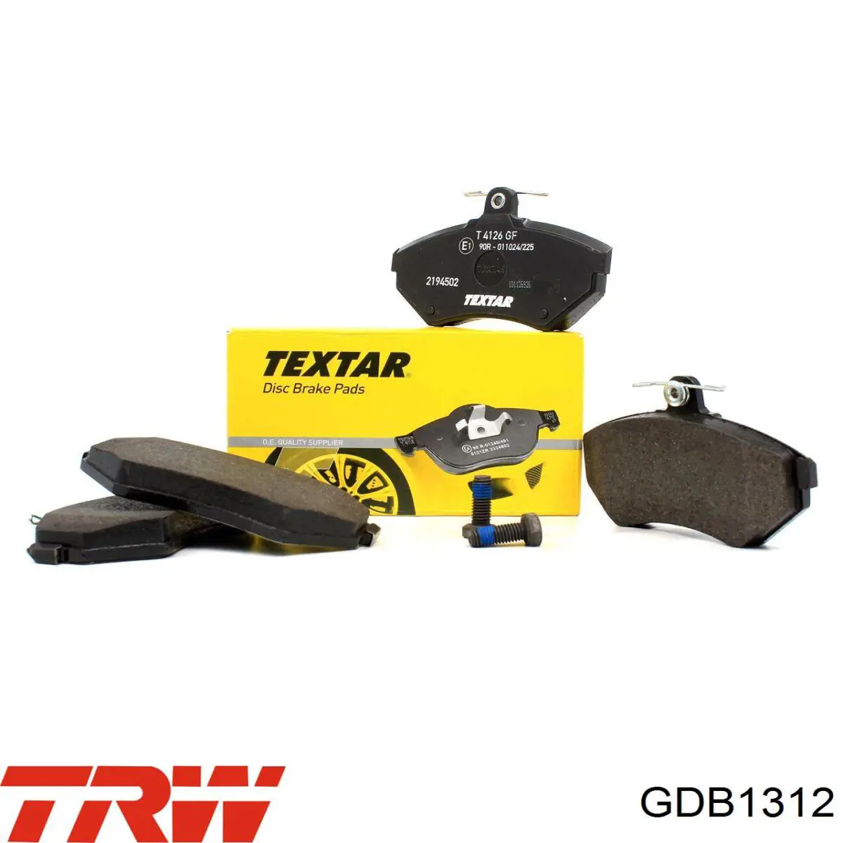 Передние тормозные колодки GDB1312 TRW