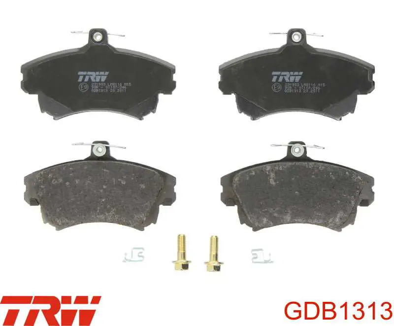 GDB1313 TRW колодки тормозные передние дисковые