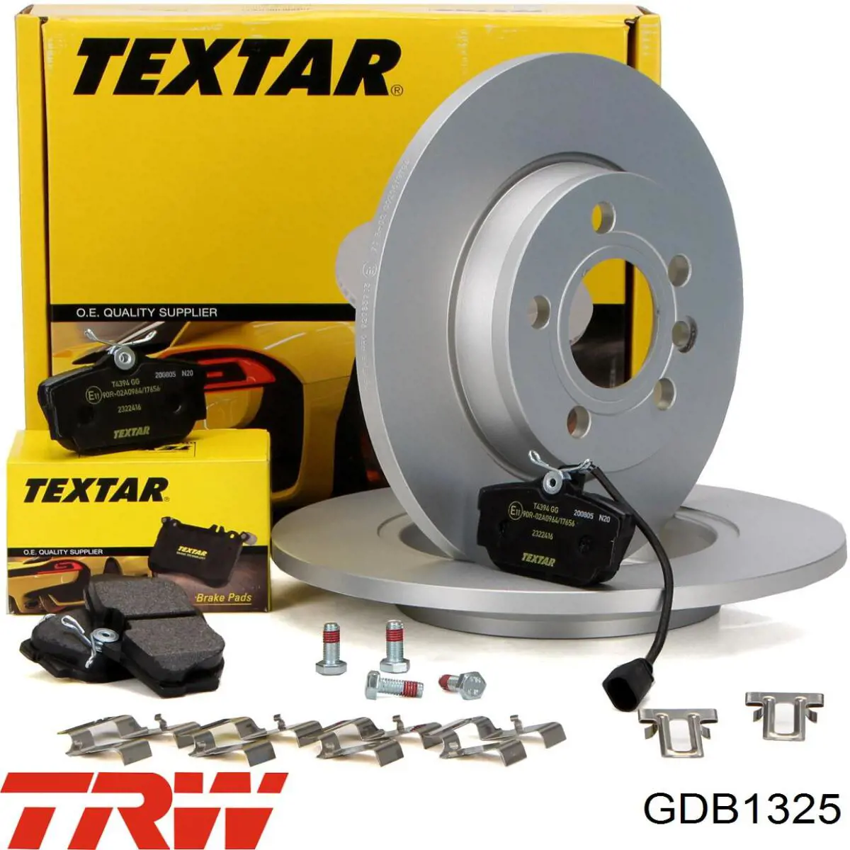 Купить GDB1325 TRW Колодки тормозные задние, дисковые