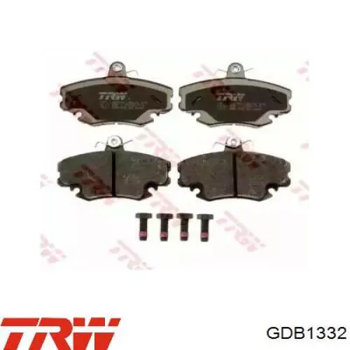 GDB1332 TRW Колодки передние